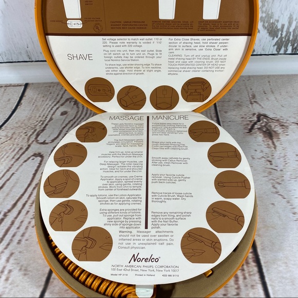 Norelco Accessories Lady Norelco Home Beauty Salon 7s Test Works Vtg